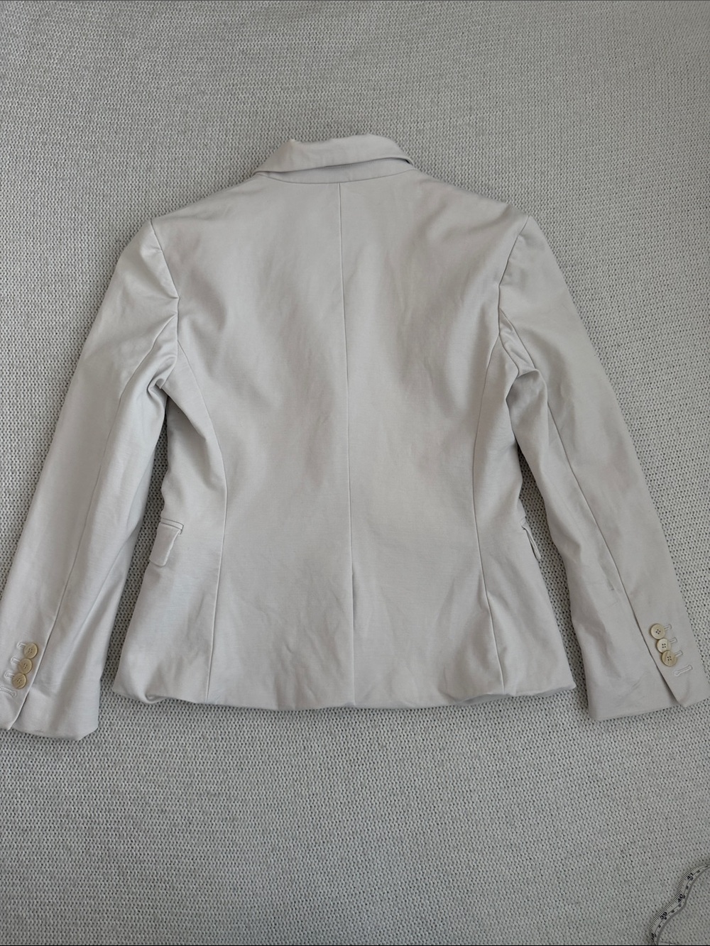 Theory Cotton Blazer Off White Size 6 - Picture 11 of 12